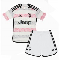 Juventus Replika babykläder Bortaställ Barn 2023-24 Kortärmad (+ korta byxor)